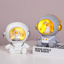 Load image into Gallery viewer, Cartoon astronaut  nightlight resin ornaments creative gift piggy bank decoration for children's birthday
