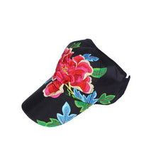 Load image into Gallery viewer, Tibet embroidered national style hat retro flower design classical fashion street Cap
