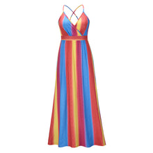 Load image into Gallery viewer, Floral Sling Long Dress Fashion Slim Fit Slim Dress
