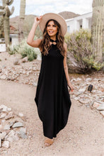 Load image into Gallery viewer, Off Shoulder Casual Comfortable Halter Long Pocket Dress
