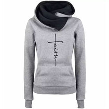 Load image into Gallery viewer, Lapel pattern embroidered hooded personalized sweater bottoming shirt
