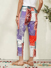 Load image into Gallery viewer, Digital print women&#39;s floral pants
