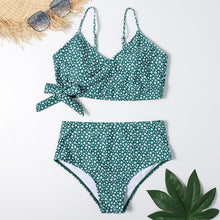 Load image into Gallery viewer, New Floral Bikini Split Swimsuit
