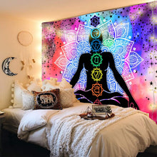 Load image into Gallery viewer, Psychedelic Mushroom Tapestry Dream Plant Wall Tapestry Galaxy Space Tapestry Starry Sky Tapestry Wall Hanging
