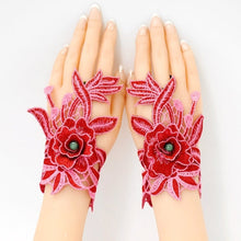 Load image into Gallery viewer, Gloves, wristbands, ethnic style, women's embroidery, fingerless embroidery, wrist sleeves, summer jewelry, semi-fingered ethnic style
