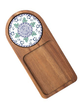 Load image into Gallery viewer, Solid Wood Tray, Water Cup, Plate, Vintage Bread, Dim Sum, Dessert Storage, Breakfast and Small Plate

