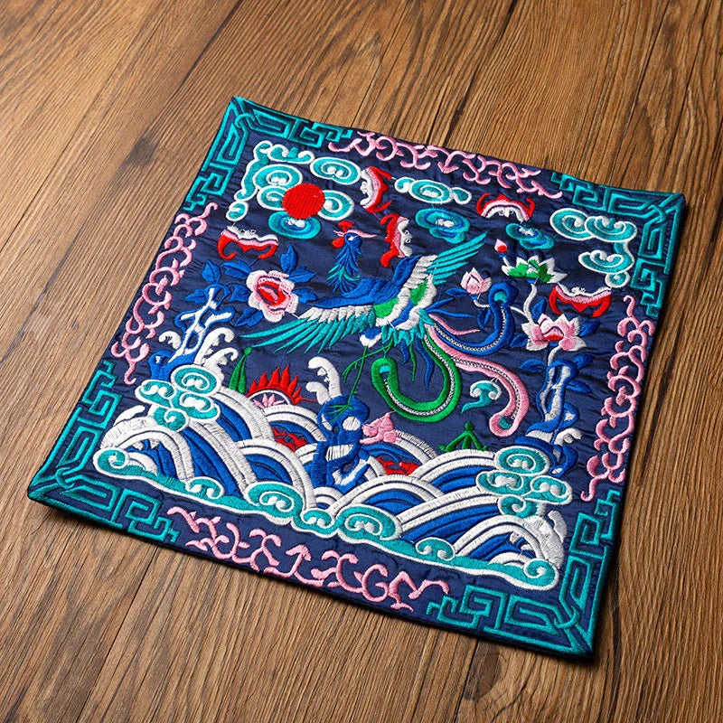 Embroidered Cup Mat National Style Cup Mat