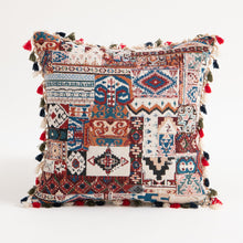 Load image into Gallery viewer, Moroccan flower hairball geometric throw pillow cushion pillowcase
