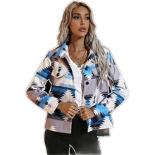 Load image into Gallery viewer, Ladies Lapel Wool Short Coat Jacket Top
