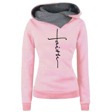 Load image into Gallery viewer, Lapel pattern embroidered hooded personalized sweater bottoming shirt
