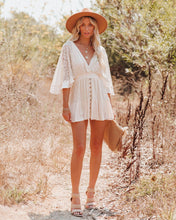 Load image into Gallery viewer, Women&#39;s Lace Panel Doll Sleeve Dress
