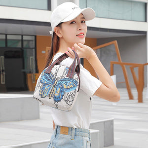 Handbag bag women's new bag children's bag woven ethnic style small cloth bag