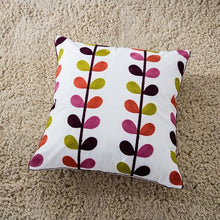 Load image into Gallery viewer, Towel embroidered cushion cover pillow cover 45x45 cotton canvas backrest sofa fresh Nordic fashion
