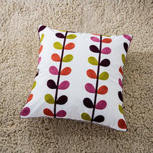 Load image into Gallery viewer, Towel embroidered cushion cover pillow cover 45x45 cotton canvas backrest sofa fresh Nordic fashion

