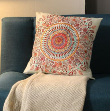 Load image into Gallery viewer, Ethnographic Vintage Pillowcase Bohemian Square Cushion Cover
