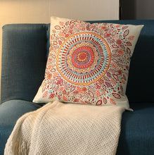 Load image into Gallery viewer, Ethnographic Vintage Pillowcase Bohemian Square Cushion Cover
