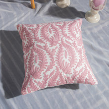 Load image into Gallery viewer, Towel embroidered cushion cover pillow cover 45x45 cotton canvas backrest sofa fresh Nordic fashion
