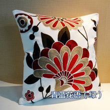 Load image into Gallery viewer, Ethnic style embroidered throw pillows sofa cushions  cushions pillow covers, no core

