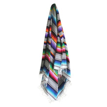 Load image into Gallery viewer, Mexican style party tablecloth table flag tassel woven tablecloth
