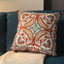 Load image into Gallery viewer, Ethnographic Vintage Pillowcase Bohemian Square Cushion Cover
