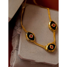Load image into Gallery viewer, Fashion Trend Design Vintage Horse Eye Mystery Necklace Cuban Chain
