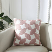 Load image into Gallery viewer, Towel embroidered cushion cover pillow cover 45x45 cotton canvas backrest sofa fresh Nordic fashion
