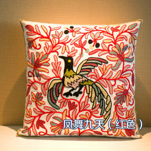 Load image into Gallery viewer, Ethnic style embroidered throw pillows sofa cushions  cushions pillow covers, no core
