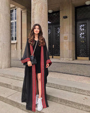 Load image into Gallery viewer, Chiffon Edge Embroidered Loose Beach Blouse Swimsuit Holiday Sun Protection Cardigan
