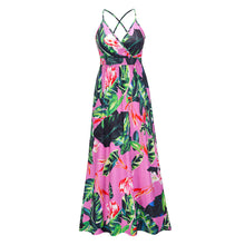 Load image into Gallery viewer, Floral Sling Long Dress Fashion Slim Fit Slim Dress
