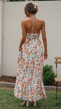 Load image into Gallery viewer, Chiffon V-neckline sleeveless panels for a maxi dress
