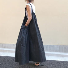 Load image into Gallery viewer, Spot  Skirt Suit In Mid-summer Long Big Pocket Knee-length Aging Pocket Cute Japanese Bib Skirt
