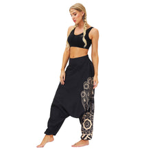 Load image into Gallery viewer, Printed neutral harem pants hip hop casual pants
