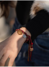 Load image into Gallery viewer, All Hand-woven Tibetan Colorful Hand Jomon Play Bracelet, Hand Rubbing Cotton Rope Woven Rope, Ethnic Style Hand Ornaments
