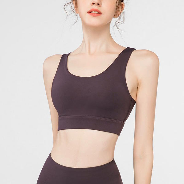 Sexy back sports underwear women's fitness dance vest running yoga