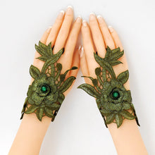 Load image into Gallery viewer, Gloves, wristbands, ethnic style, women's embroidery, fingerless embroidery, wrist sleeves, summer jewelry, semi-fingered ethnic style
