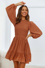 Load image into Gallery viewer, Fashion Ladies Long Sleeve Ruffle Dress Temperament High French Skirt
