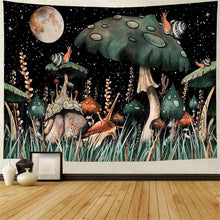 Load image into Gallery viewer, New psychedelic mushroom tapestry dream plant wall tapestry Galaxy space tapestry starry sky tapestry wall hanging
