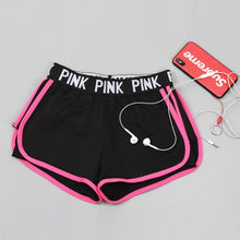 Load image into Gallery viewer, Letter Sport Shorts For Women Yoga Shorts Sexy Gym Shorts Women Fitness Elastic Quick Dry Running Workout Yoga Shorts
