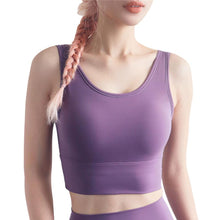 Load image into Gallery viewer, Full Cup Shockproof Sports Bra Gym Brassiere sport femme Fitness Push Up Sport Bra Yoga Tops U Back
