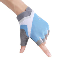 Load image into Gallery viewer, Professional Women fitness sports half finger riding gym yoga weightlifting bodybuilding equipment breathable nonslip gloves
