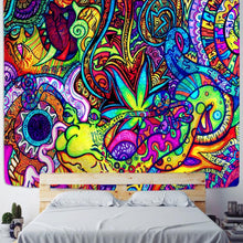 Load image into Gallery viewer, Psychedelic Mushroom Indian Mandala Tapestry Wall Hanging Bohemian Gypsy Psychedelic Tapiz Witchcraft Tapestry

