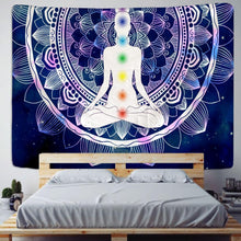Load image into Gallery viewer, Psychedelic Tapestry Wall Hanging Bohemian Hippie Witchcraft TAPIZ Art Science Fiction Tarot Room Home Decor
