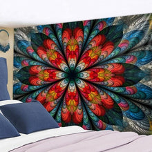 Load image into Gallery viewer, Psychedelic Tapestry Wall Hanging Bohemian Hippie Witchcraft TAPIZ Art Science Fiction Tarot Room Home Decor
