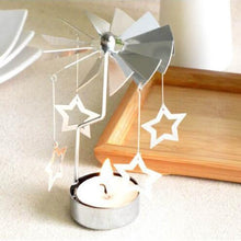 Load image into Gallery viewer, Rotate romantic candle holder Xmas  Spinning your Christmas party
