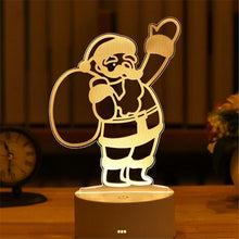 Load image into Gallery viewer, Romantic Love 3D Acrylic Led Lamp for Home Children's Night Light Table Lamp Birthday Party Decor Valentine's Day Bedside Lamp
