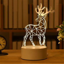Load image into Gallery viewer, Romantic Love 3D Acrylic Led Lamp for Home Children's Night Light Table Lamp Birthday Party Decor Valentine's Day Bedside Lamp
