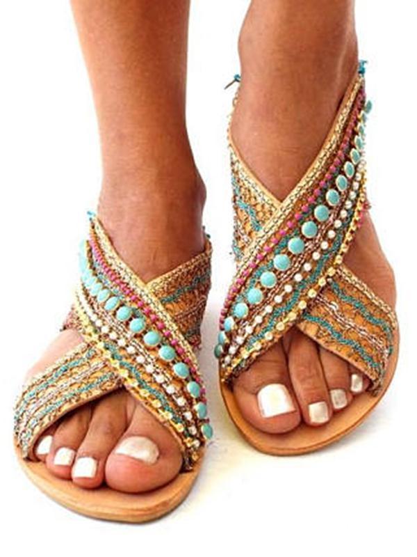 Ethnic flat new arrivals sandals