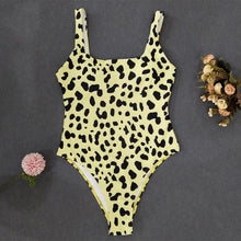 Load image into Gallery viewer, Four Colors Leopard Print One Piece Swimsuit
