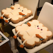 Load image into Gallery viewer, Simulation Bread Toast Cushion Stuffed Memory Foam Sliced Bread Food Pillow Sofa Chair Decor Seat Cushion Cute Student Chair Pad
