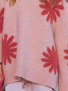 Super Loose Lovely Pinky Long Sweater
